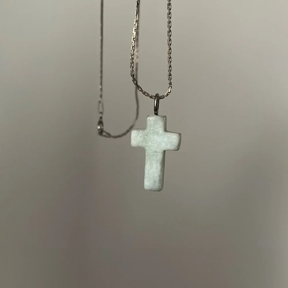 ☀️sold NFS☀️Sterling silver cross necklace - Picture 5 of 5